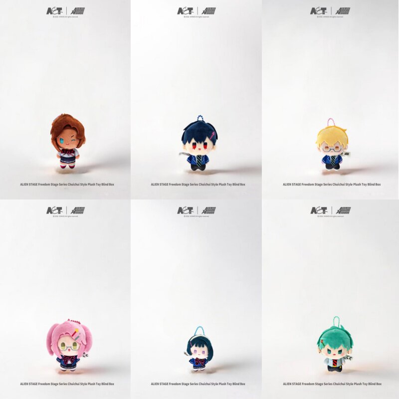 July XYZMOB new irregular stage Anat Art High School Nunu style figurines hit blind box pendant