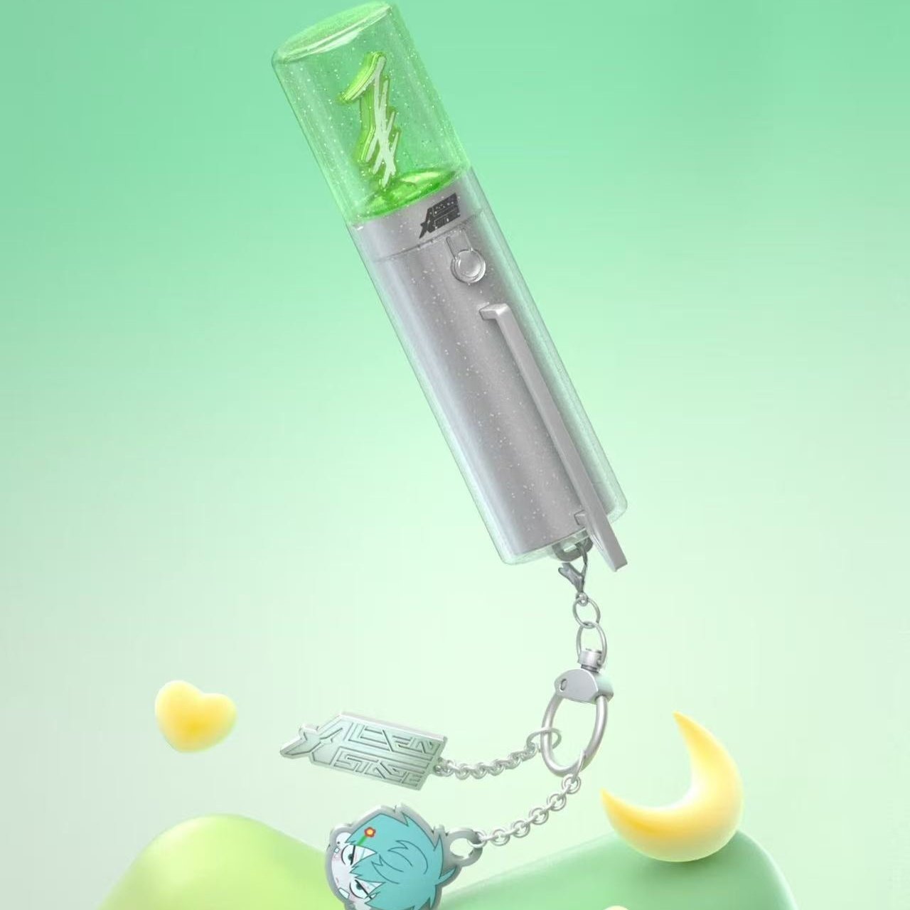 July new XYZMOB special-shaped stage Anat Art University microphone flashlight blind box pendant