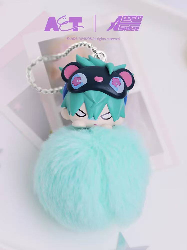 XYZ MOB Genuine Irregular Stage Plush Ball Pendant Blind Box Merchandise IVAN Plush Cute Bag Pendant Gift