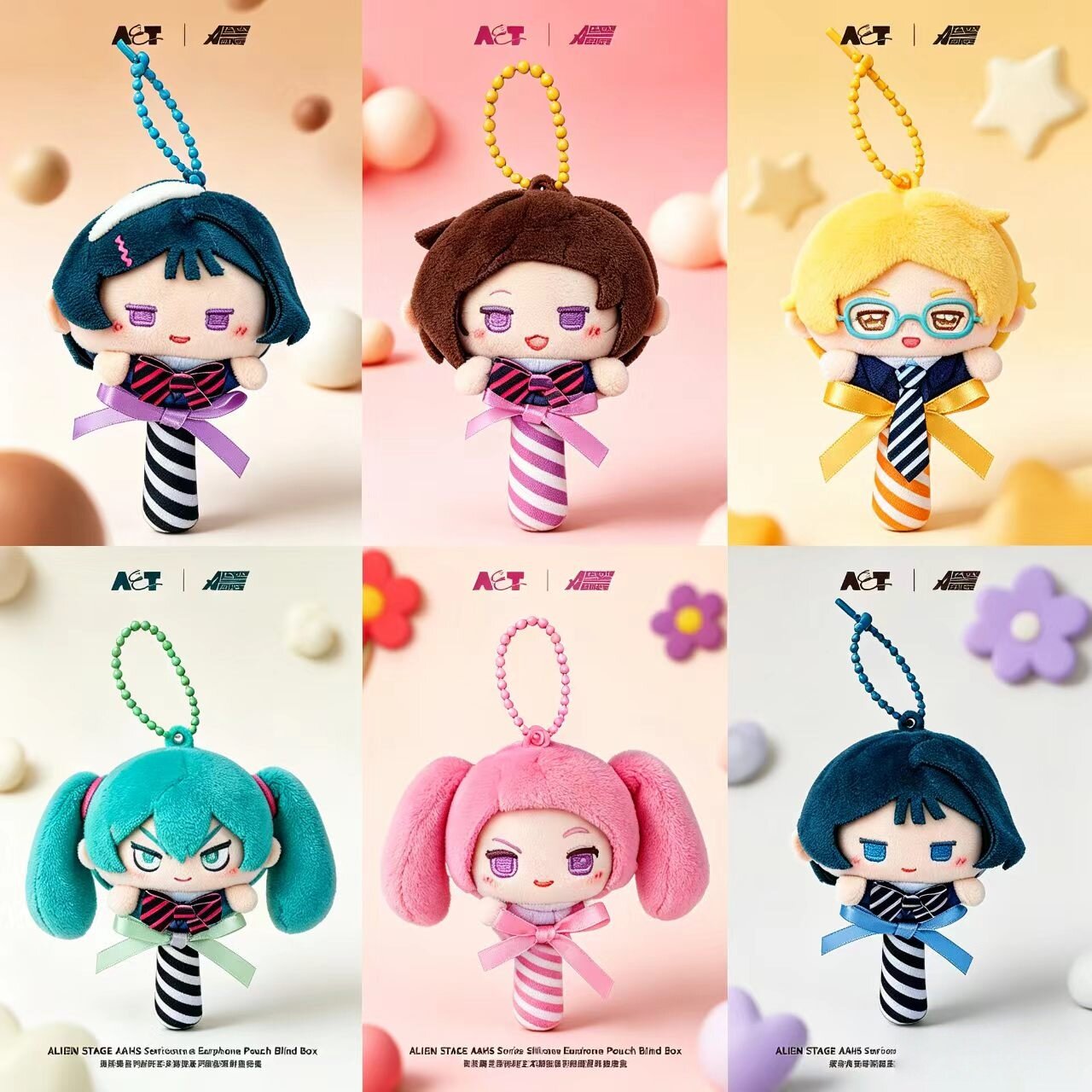 XYZMOB genuine spot special-shaped stage lollipop set exhibition limited edition blind box pendant peripheral gift