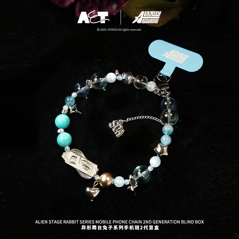 Authentic ALIEN STAGE blindbox in stock, irregular stage rabbit phone chain blind box, trendy merchandise