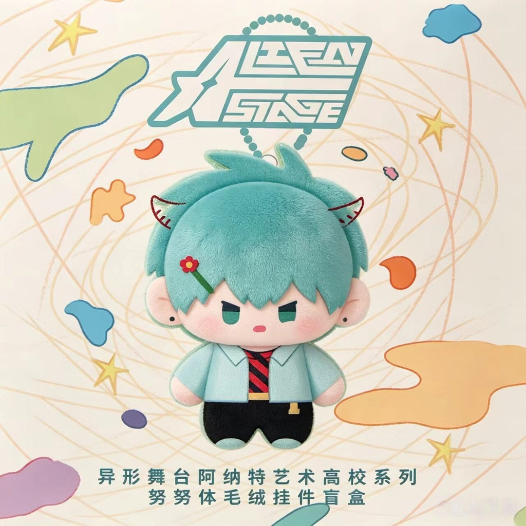 July XYZMOB new irregular stage Anat Art High School Nunu style figurines hit blind box pendant