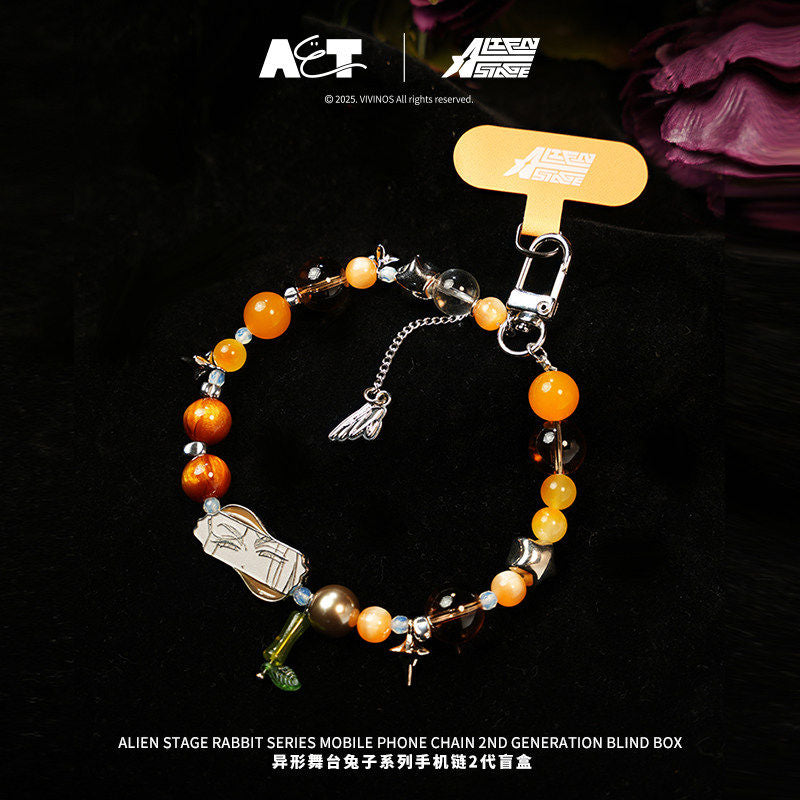 Authentic ALIEN STAGE blindbox in stock, irregular stage rabbit phone chain blind box, trendy merchandise