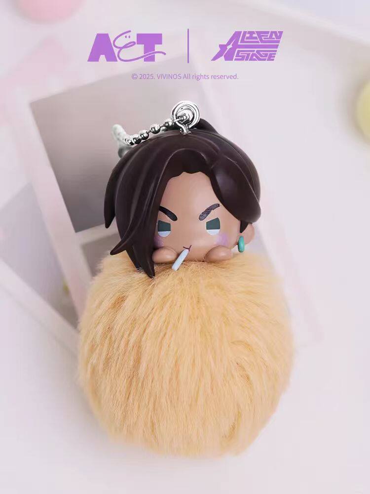 XYZ MOB Genuine Irregular Stage Plush Ball Pendant Blind Box Merchandise IVAN Plush Cute Bag Pendant Gift