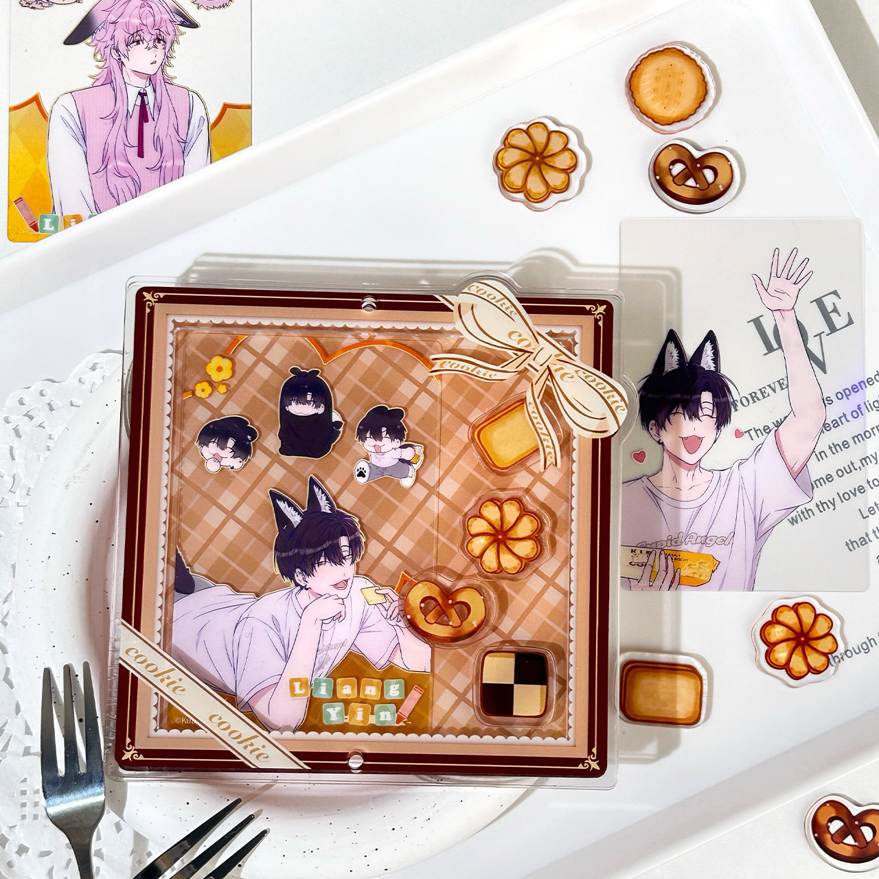[Look at the official] lying puppy love letter series tear Polaroid blind bag Hurry up and see the genuine peripherals