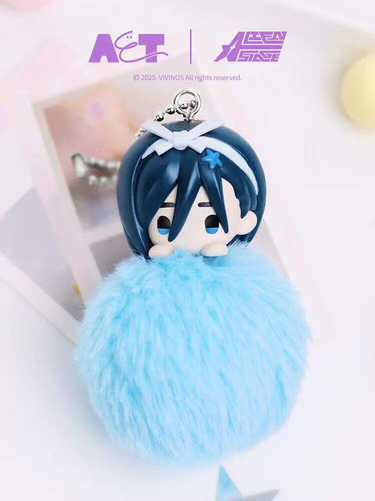 XYZ MOB Genuine Irregular Stage Plush Ball Pendant Blind Box Merchandise IVAN Plush Cute Bag Pendant Gift
