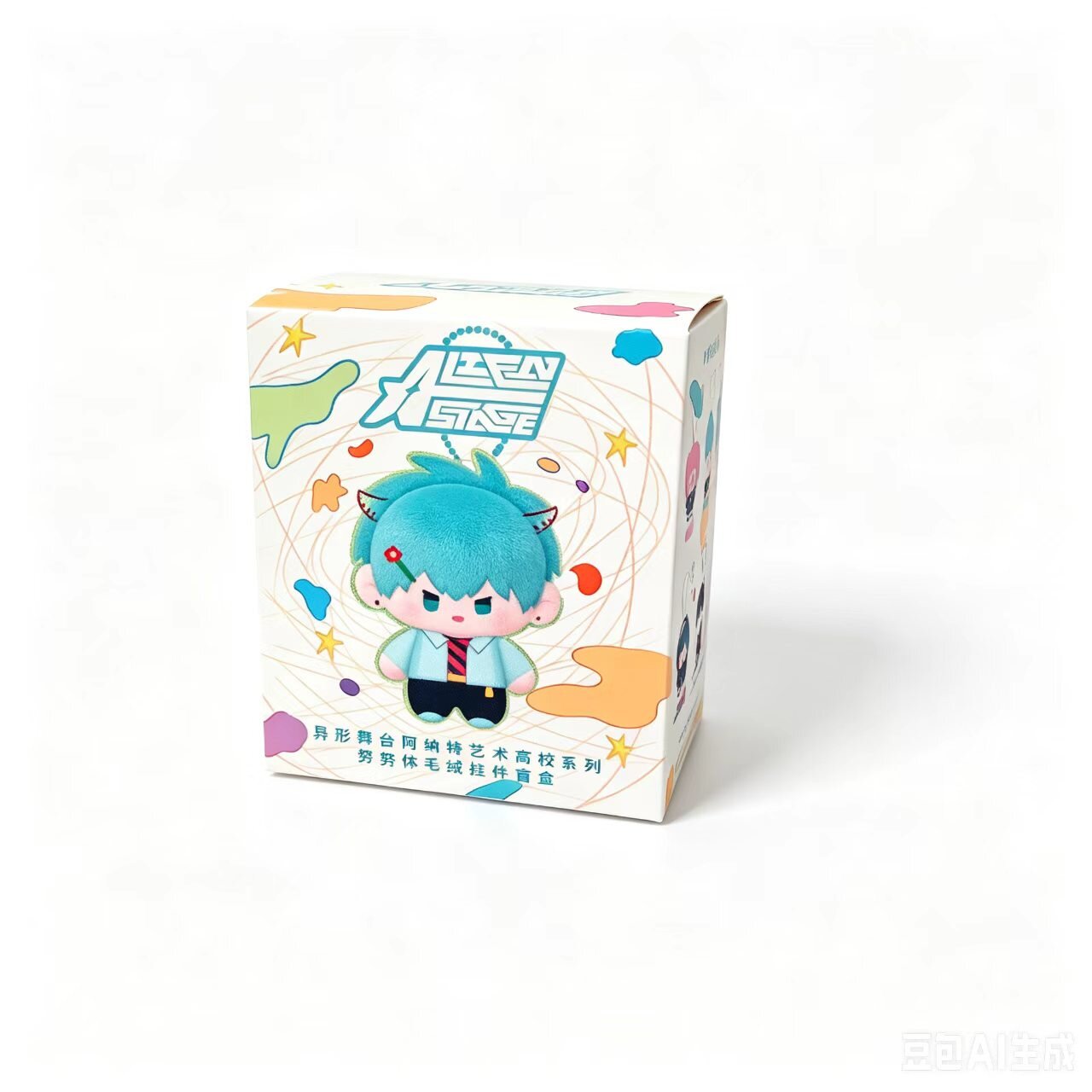 July XYZMOB new irregular stage Anat Art High School Nunu style figurines hit blind box pendant