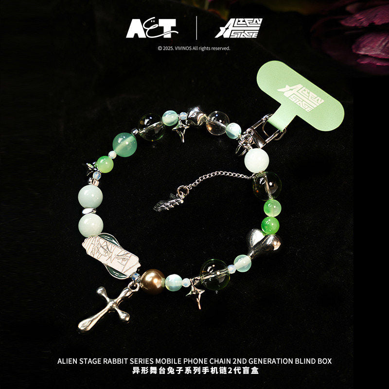 Authentic ALIEN STAGE blindbox in stock, irregular stage rabbit phone chain blind box, trendy merchandise