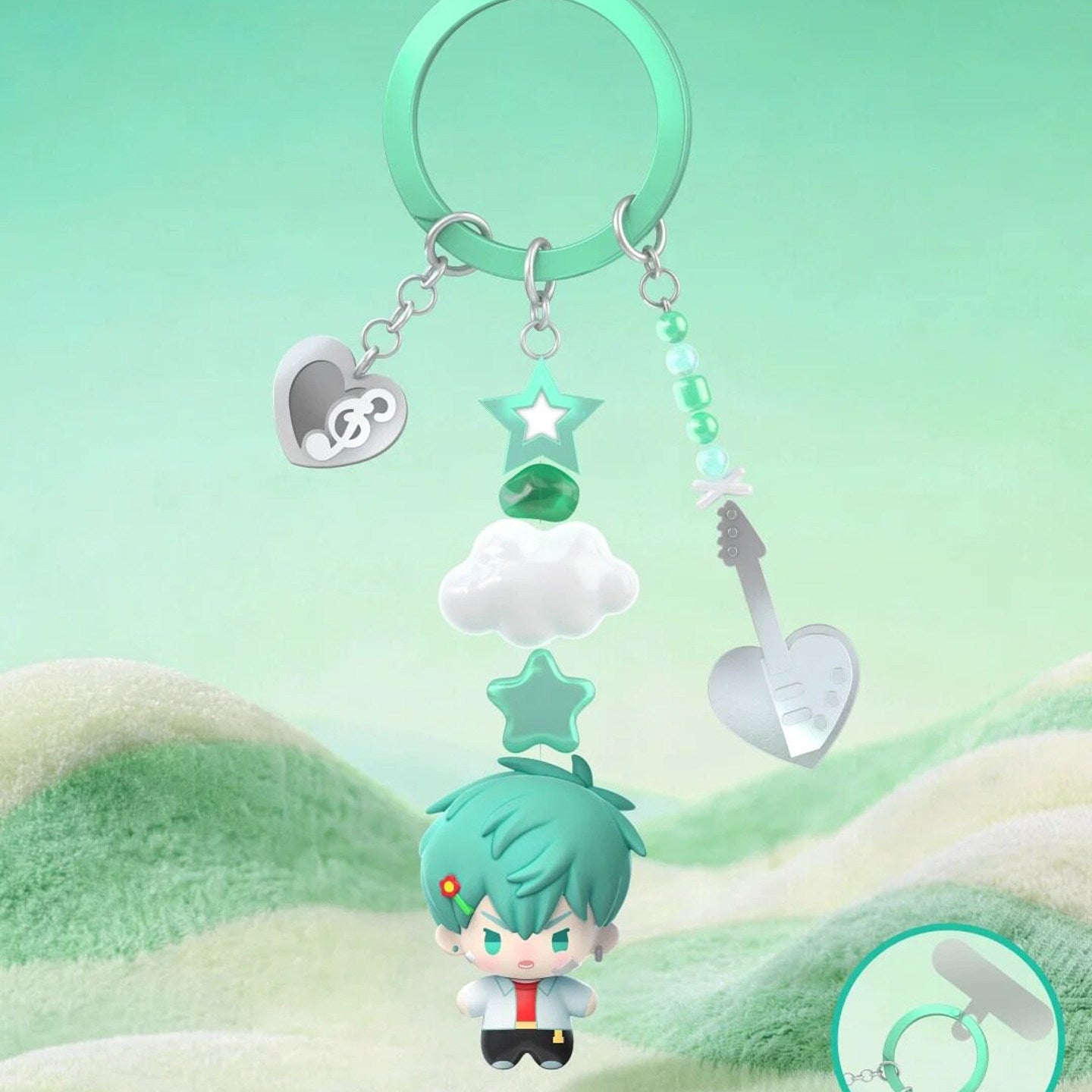 July: XYZMOB Irregular Stage New Anat Art College Rice Grain Hanging Chain Popular Hit Blind Box Pendant