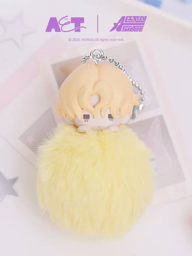 XYZ MOB Genuine Irregular Stage Plush Ball Pendant Blind Box Merchandise IVAN Plush Cute Bag Pendant Gift