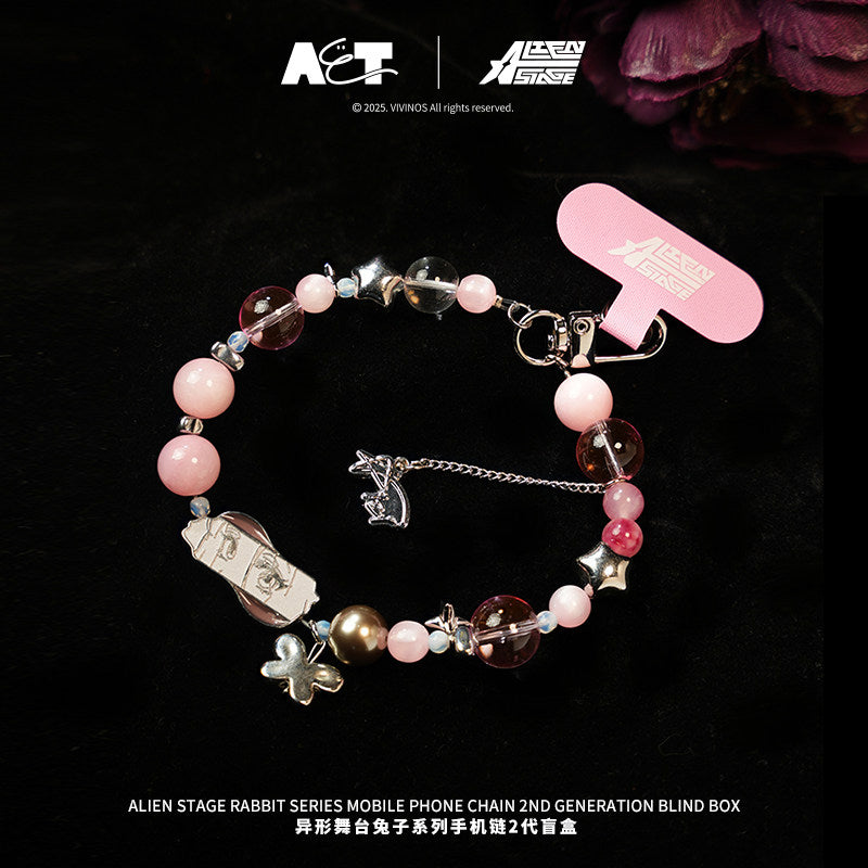 Authentic ALIEN STAGE blindbox in stock, irregular stage rabbit phone chain blind box, trendy merchandise
